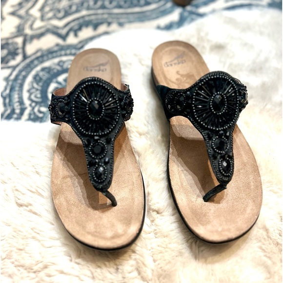 Dansko Pamela Jewelled Sandal Thong 9.5-10 - Picture 4 of 14